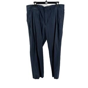 Grayers Men's Navy Blue 100% Cotton Casual Pants Size 38X32